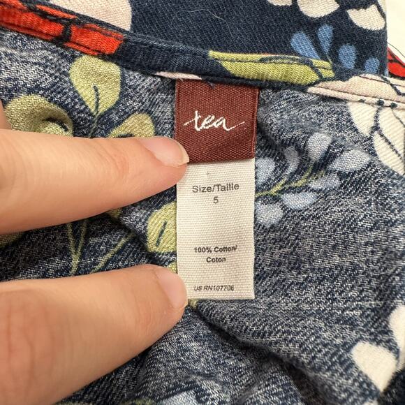 Tea Collection Lily Pond Wrap Dress - Picture 7 of 7